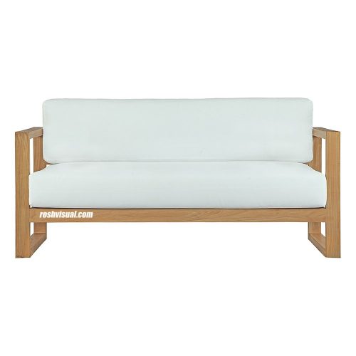 teak outdoor patio sofa