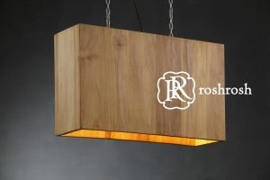 Taipei Teak Hanging Lamp